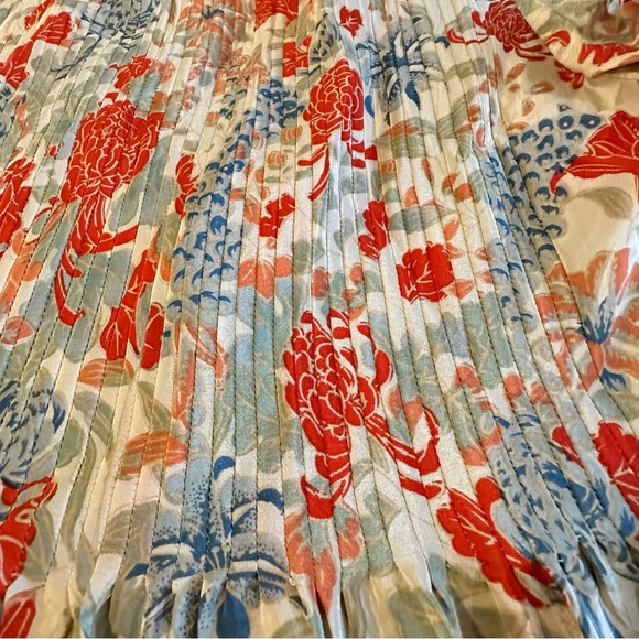 Joie silk top pop overview kimono wynne fiery red small - Picture 8 of 15